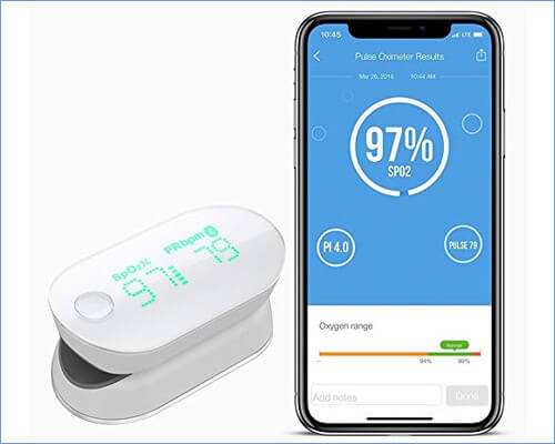 iHealth Air Wireless Fingertip Pulse Oximeter for iPhone