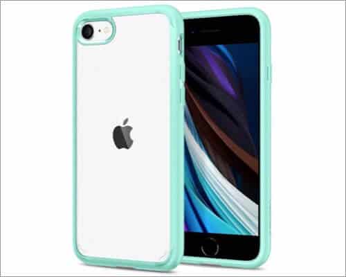 spigen hybrid bumper case for iphone se 2020