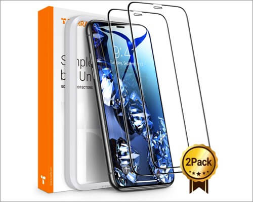 torras diamonds hard screen protector for iphone xr