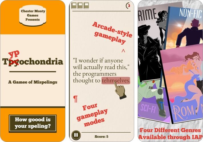 Typochondria iPhone and iPad Game Screenshot