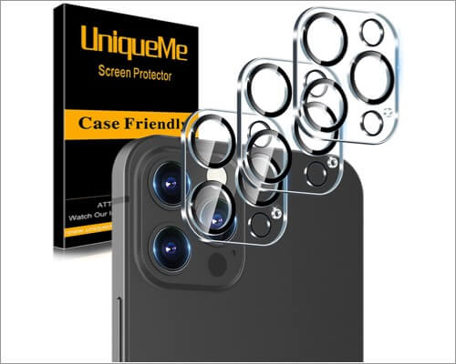 UniqueMe iPhone 12 Pro Max Camera Lens Protector