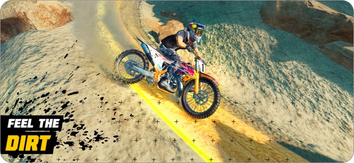 Dirt Bike Unchained gaming app for iOS