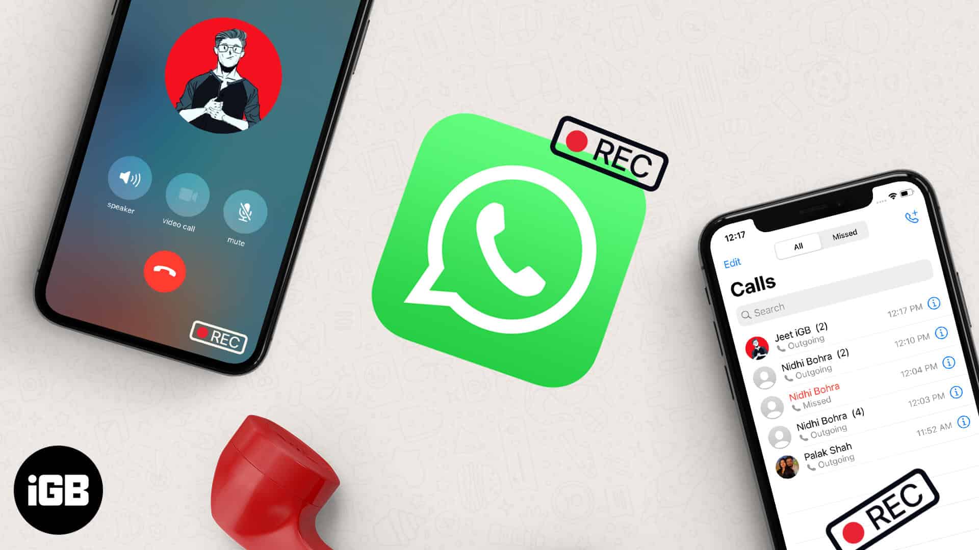 How to record whatsapp calls on iphone