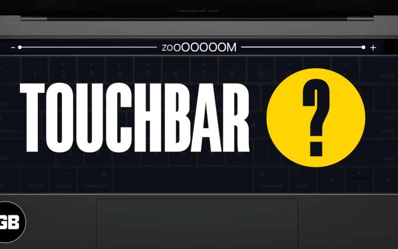 How to turn on and use touch bar zoom on macbook pro