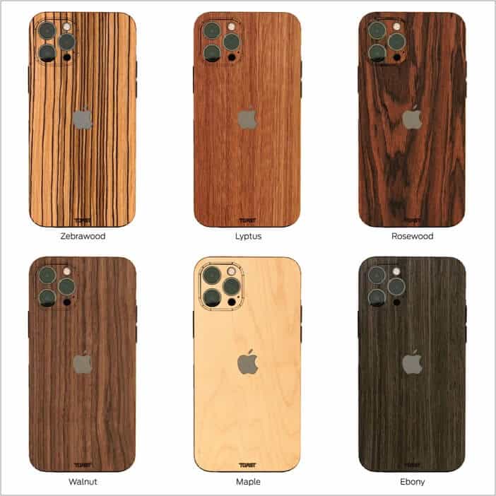 Various options of Toast iPhone 12 cover