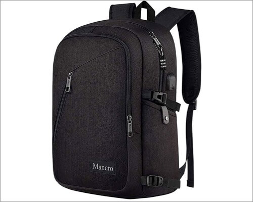 Mancro Anti-Theft Backpack for MacBook