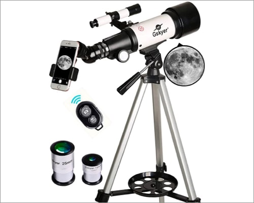 Gskyer Mount Astronomical Refracting Telescope for iPhone