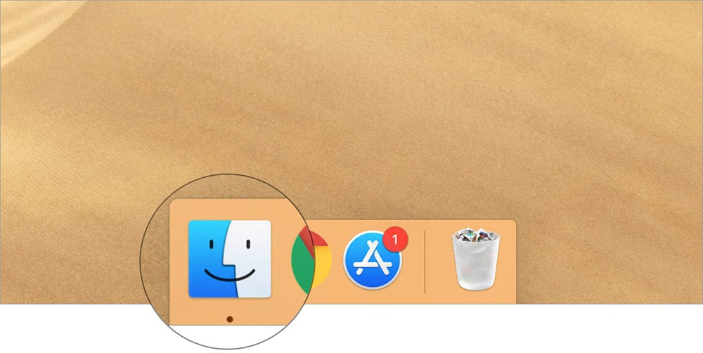 Launch Finder on your Mac