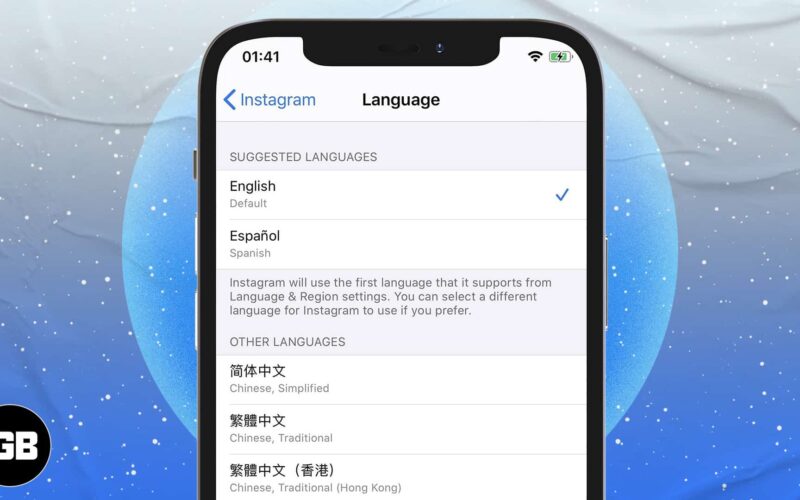 How to change app language on iphone or ipad