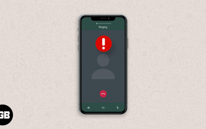 Whatsapp video calling not working on iphone