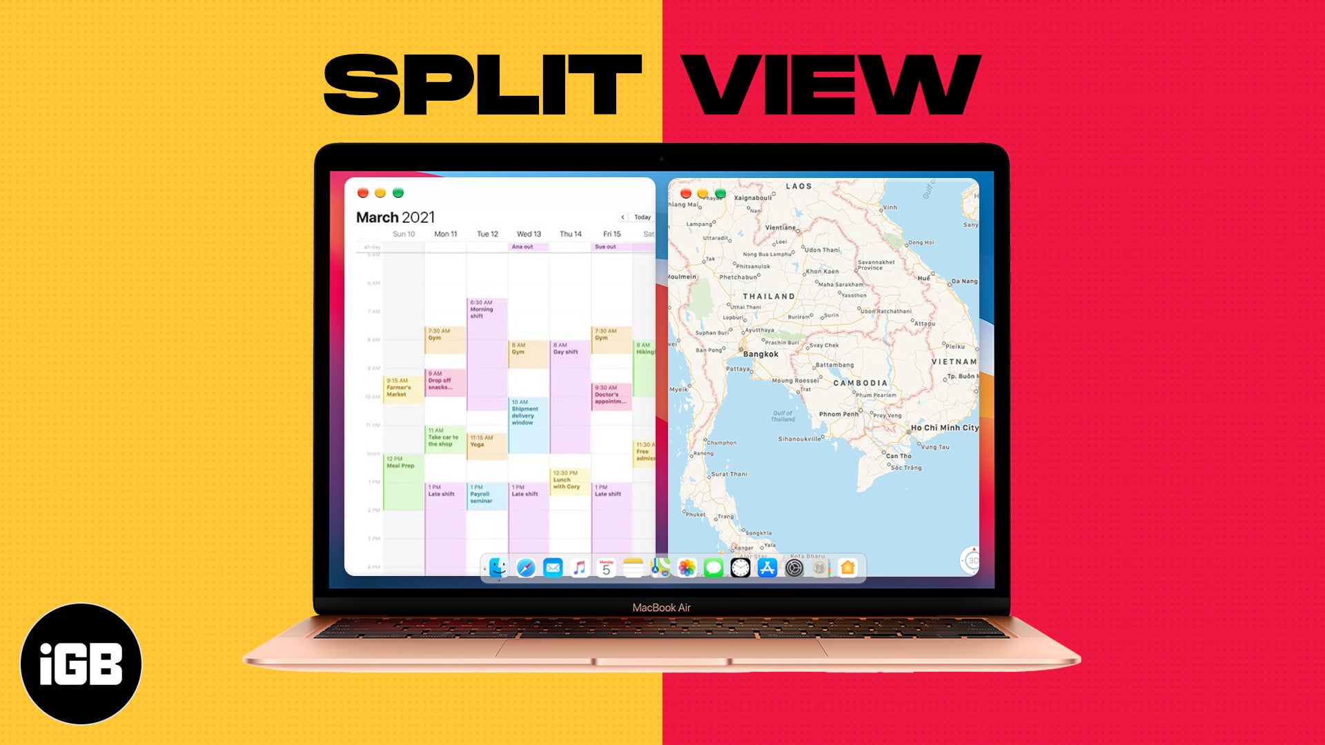 How to split screen on mac