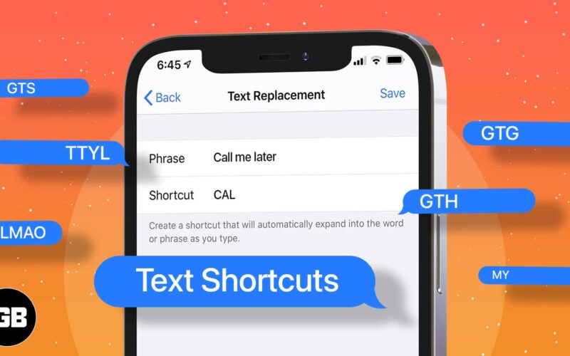 How to use text shortcuts on iphone and ipad