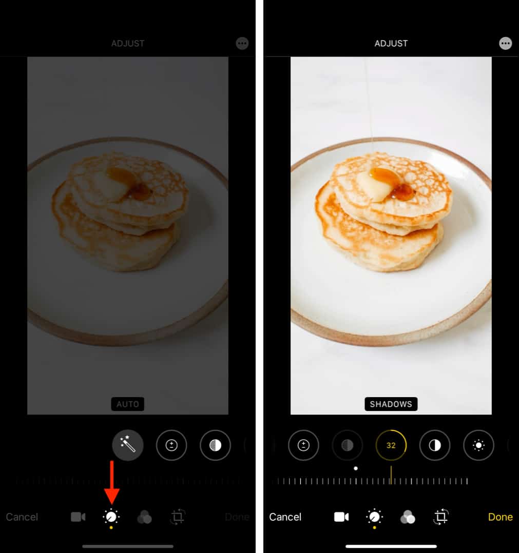 How to manually change video visual effects on iPhone