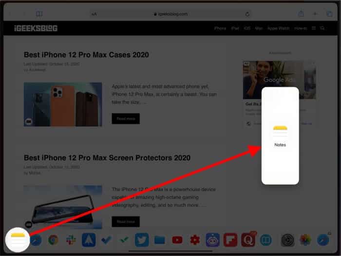 How to Use Slide Over on iPad