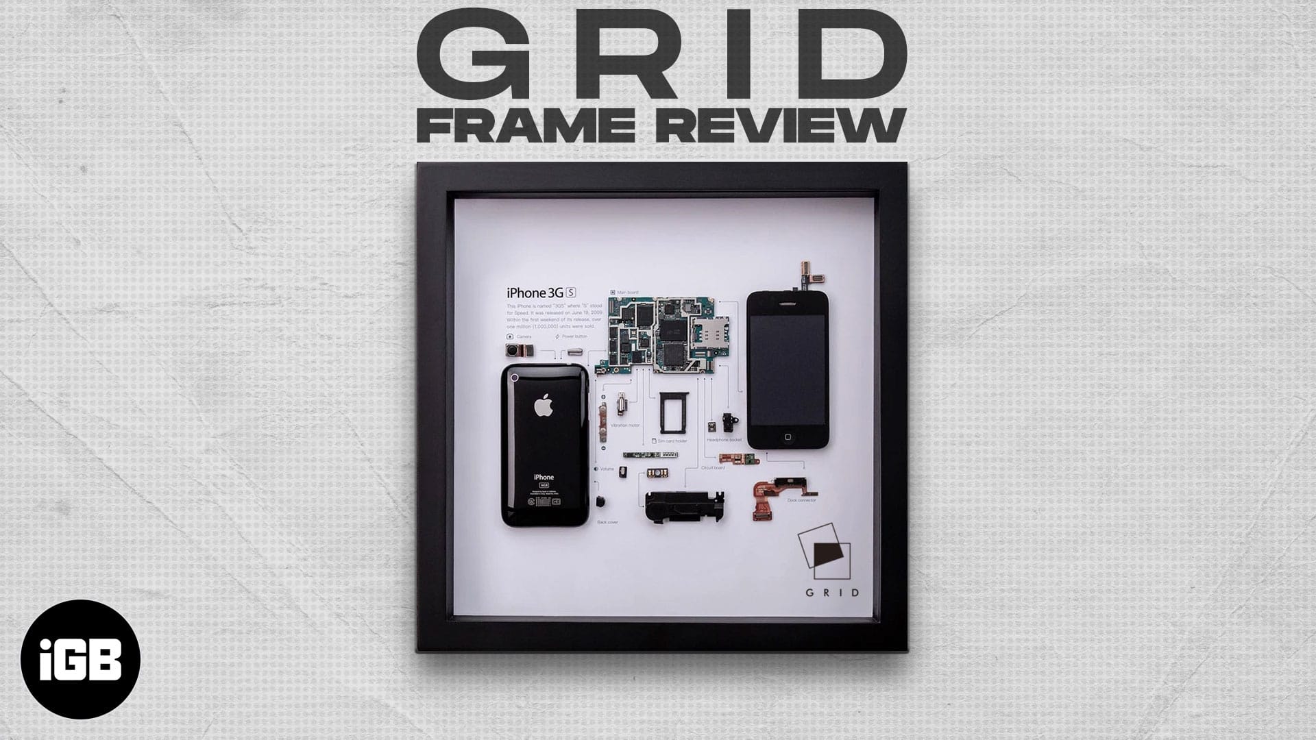 Hands on grid iphone frame review