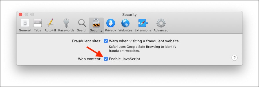 In Safari Preferences ensure Javascript is enabled