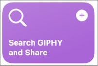 Search GIPHY and Share best macOS Monterey shortcut