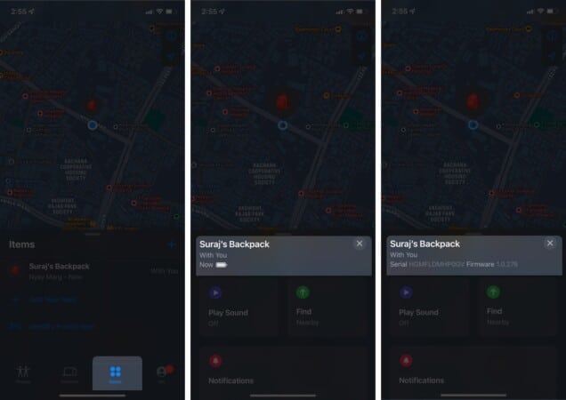 How to check the firmware version of any AirTag