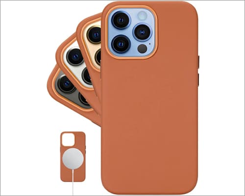 LONLI classic leather case for iPhone 13 and iPhone 13 Pro