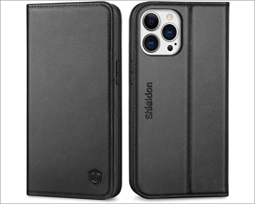 Shieldon leather case for iPhone 13 and 13 Pro