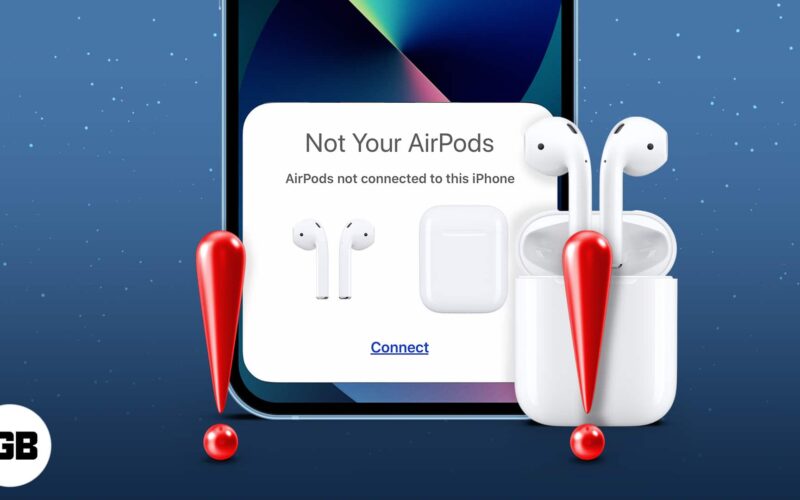 Airpods not connecting to iphone