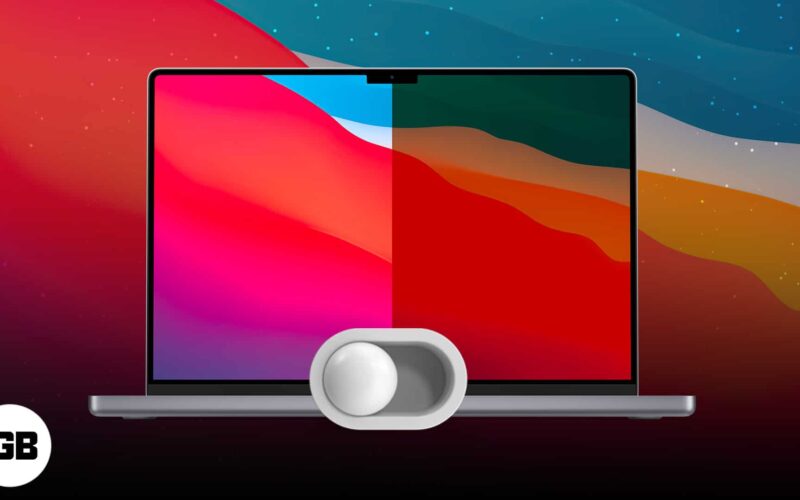 How to enable night shift mode on mac