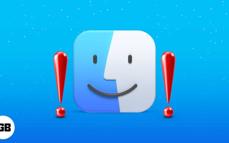 How to fix finder not responding on mac