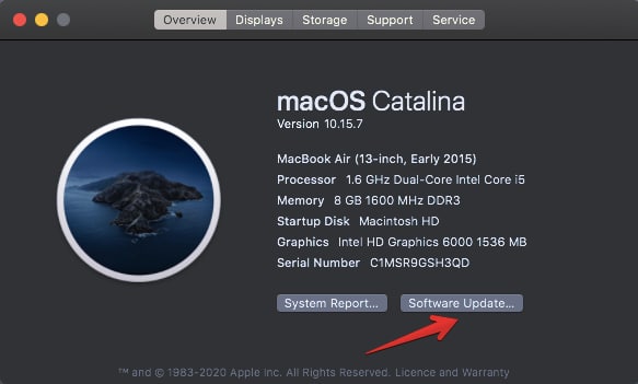 Update Software on Mac