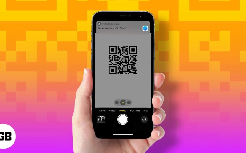 How to scan a qr code on iphone