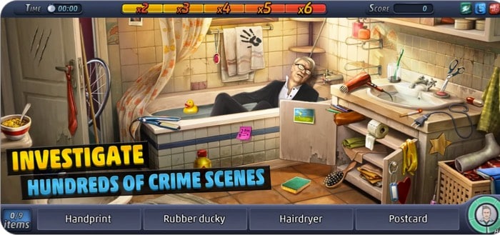 Criminal case hidden objects iphone and ipad game screenshot