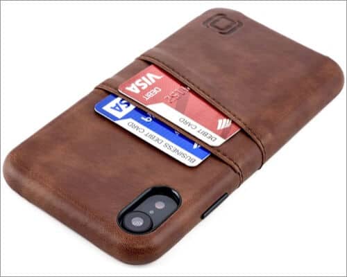 dockem iphone xr card holder case