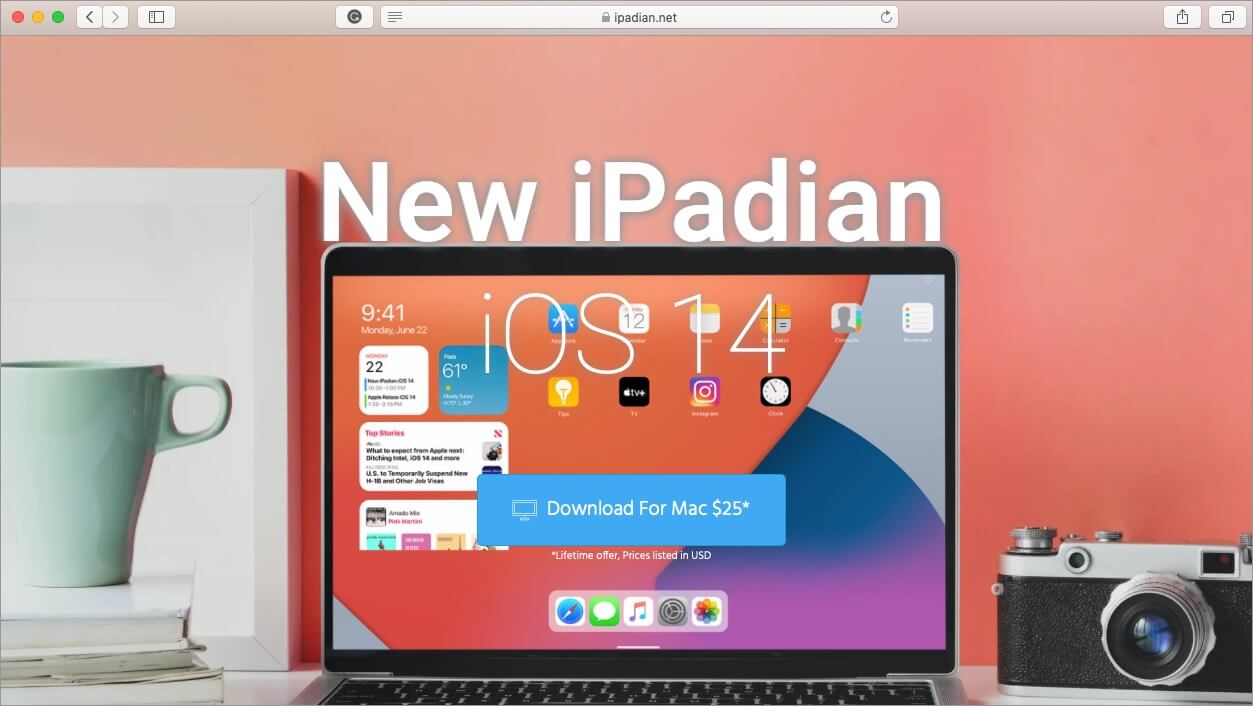 ipadian ios emulator for mac and windows pc