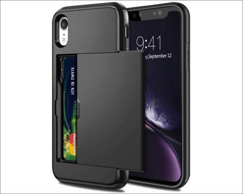 samonpow card holder case for iphone xr