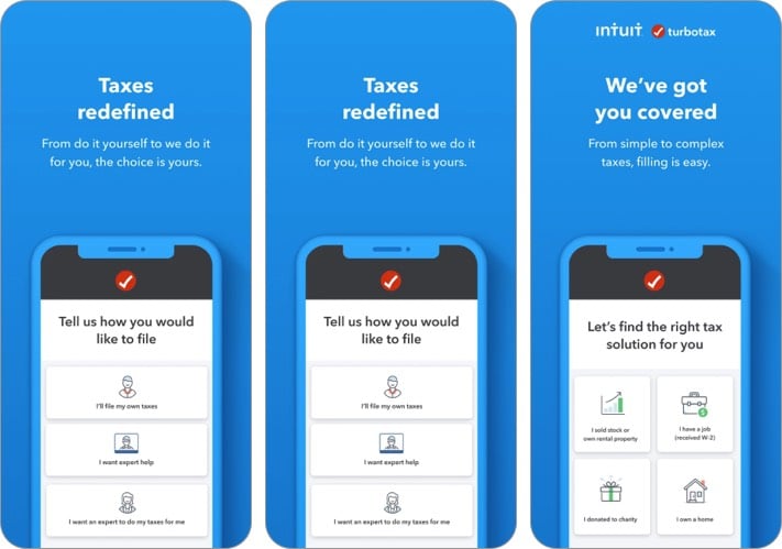 turbotax iphone and ipad income tax app screenshot