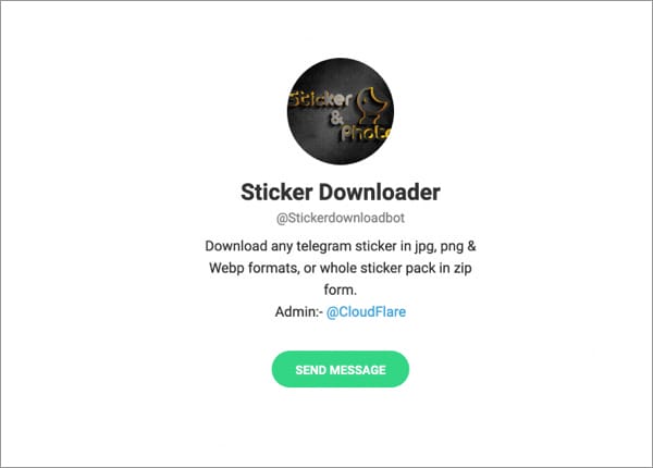Sticker Downloader bot for Telegram