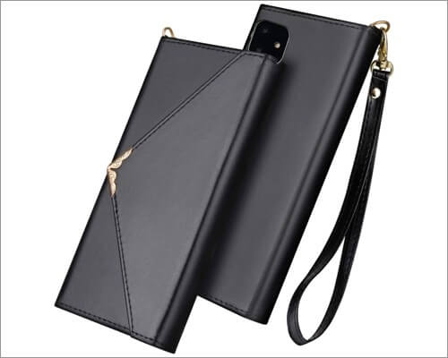 flyee envelope style folio case for iphone 11