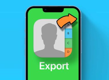 How to export iphone contacts as vcf or excel