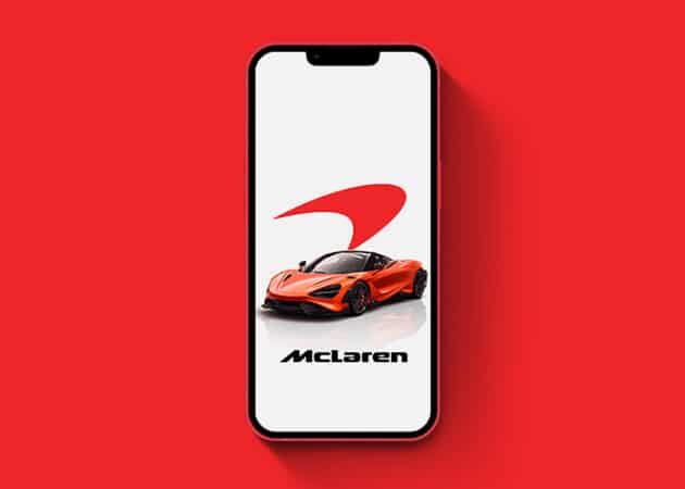 Mclaren car wallpaper for iPhone