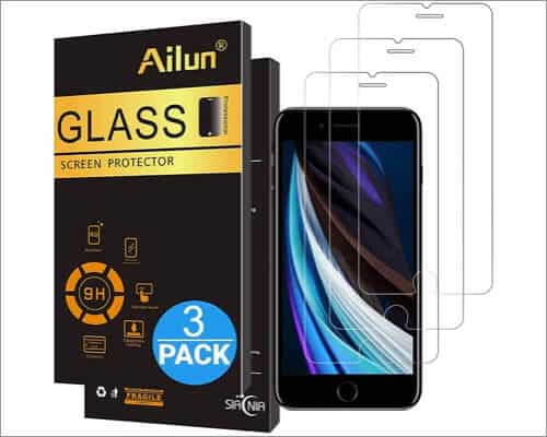 ailun iphone se 2020 screen protector