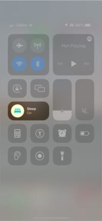 How to disable Sleep Mode via the Control Center