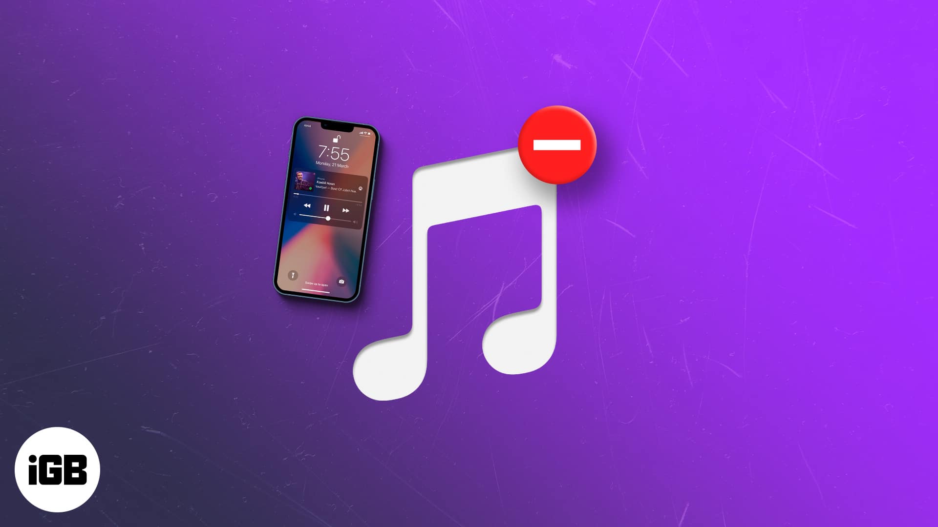 How to remove music player from lock screen on iphone