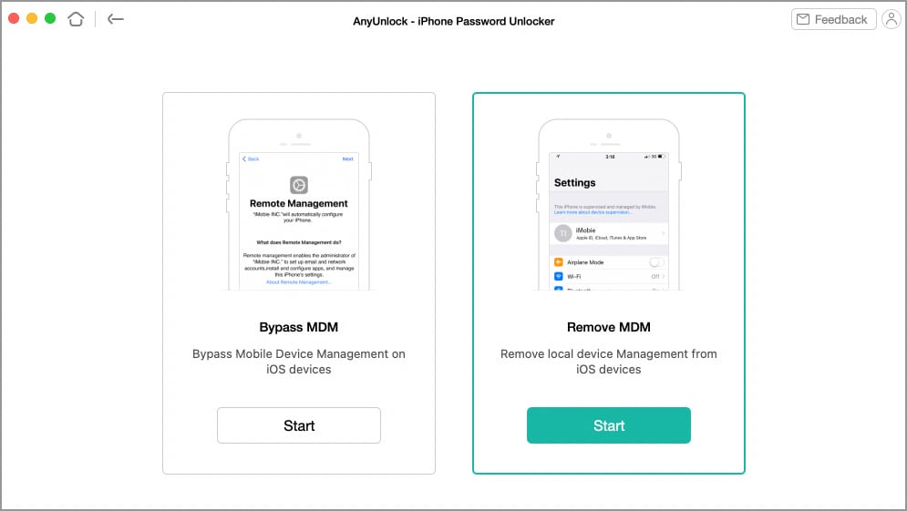 Remove or bypass the remote management lock on iPhone