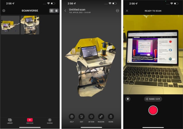 Scaniverse LiDAR app for iPhone and iPad