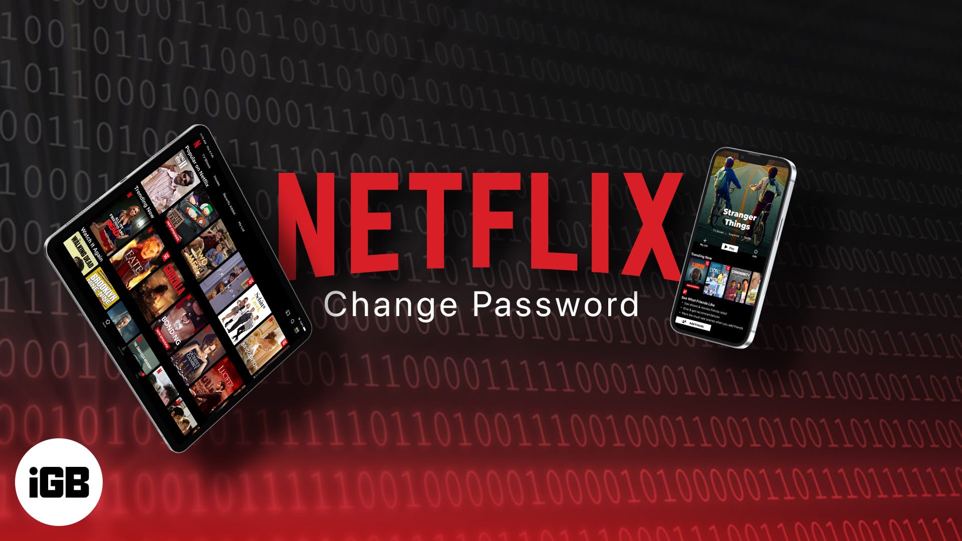 How to change netflix password on any device