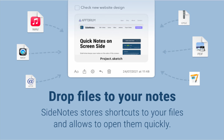 SideNote note taking app for Mac