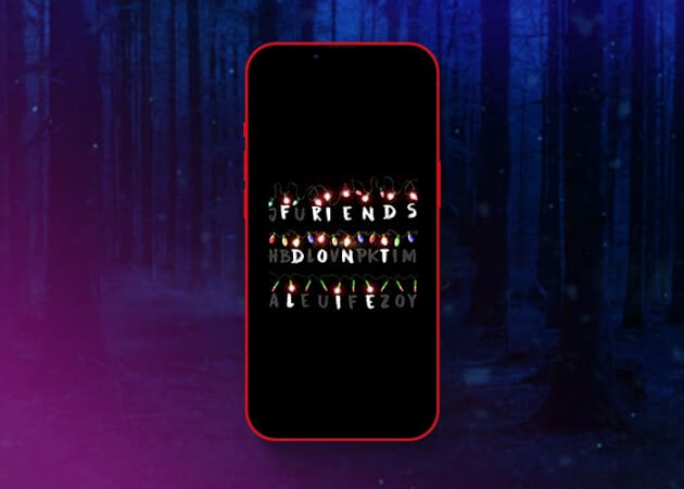 Friends Dont Lie Stranger Things iPhone wallpaper