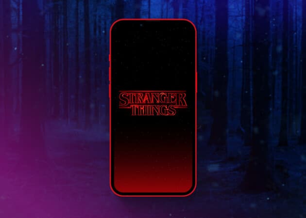 Stranger Things Logo Wallpaper iPhone