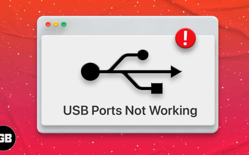 Usb ports not working mac here is how to fix it