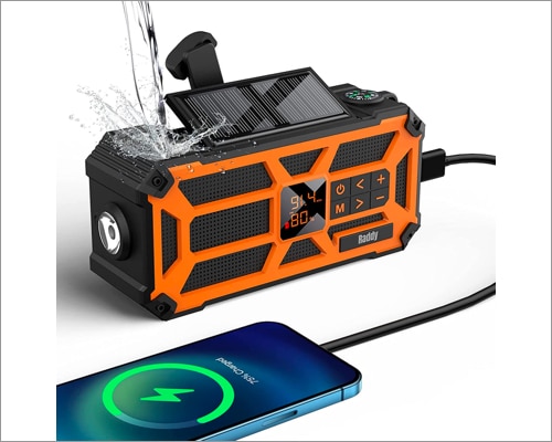 Raddy SW5 Emergency Solar power bank for iPhone