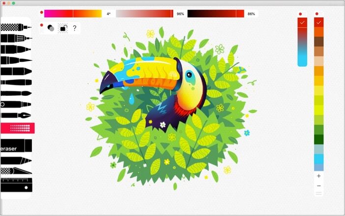 Tayasui Sketches mac drawing app